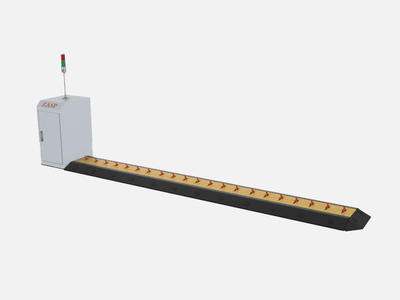 减速垄式机电破胎器